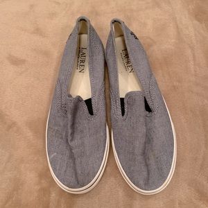 Ralph Lauren Janis Fabric Slip-on Sneakers
